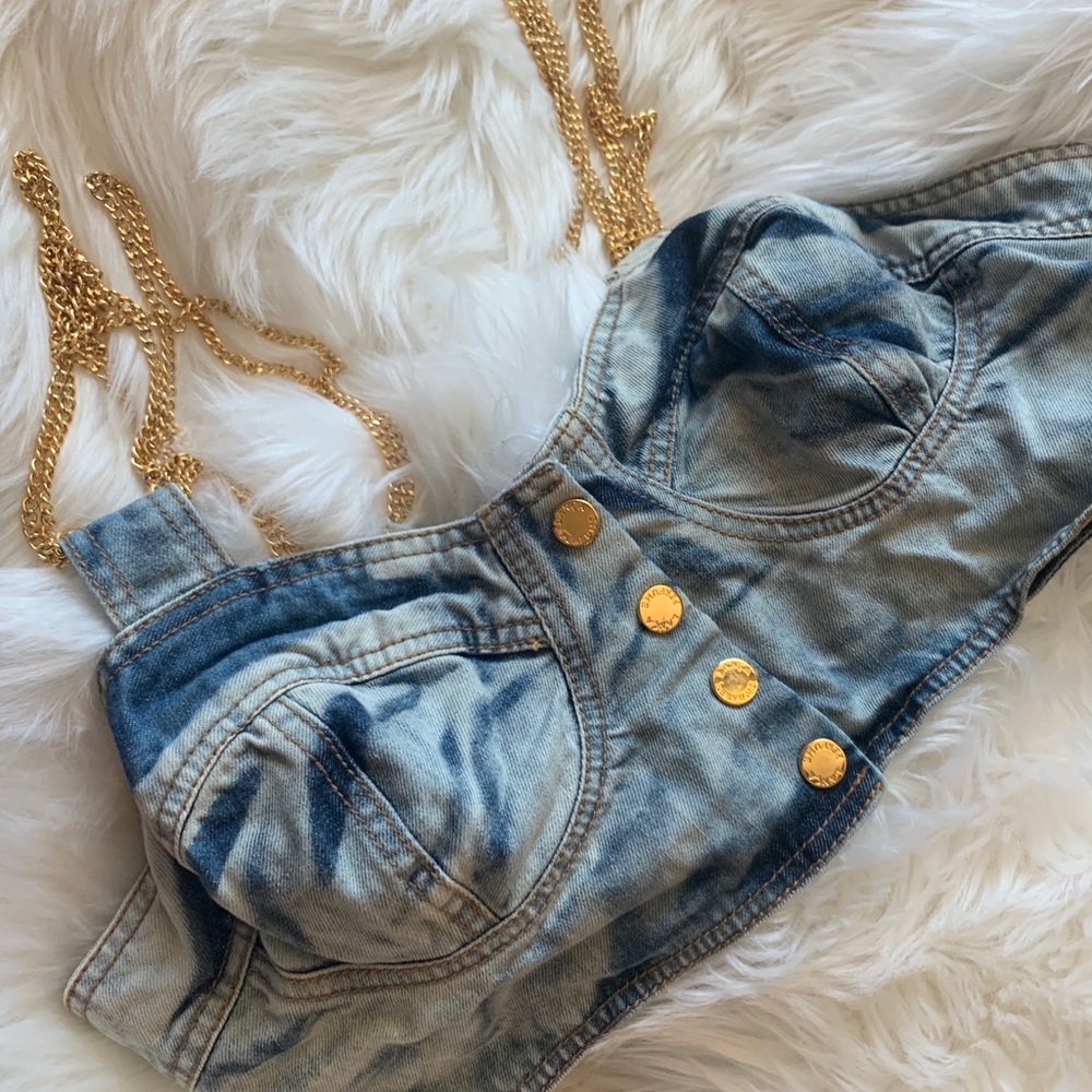 Jeans crop top